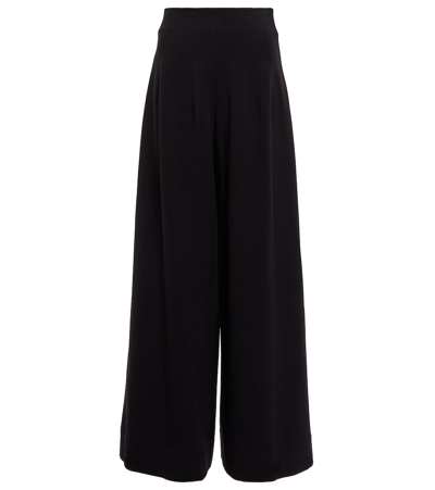 Staud Caleb High-rise Wide-leg Trousers In Black