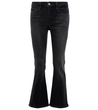 Frame Le Crop Mini Boot Mid-rise Jeans In Corvo