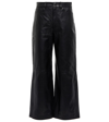 PROENZA SCHOULER WHITE LABEL HIGH-RISE LEATHER PANTS