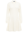 POLO RALPH LAUREN CABLE-KNIT WOOL AND CASHMERE MINI DRESS