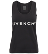 Givenchy Crew-neck Halterneck Top Tops Black In Black