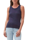 Michael Stars Paloma Cotton Tank Top In Blue