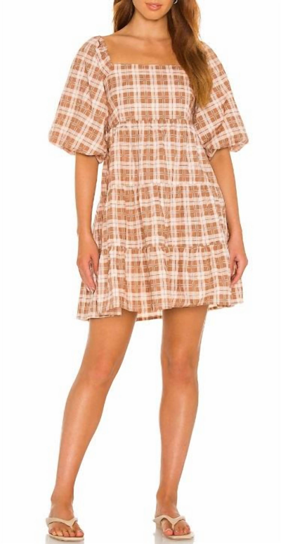 Faithfull The Brand Short Dresses In Brown
