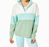 ADDISON BAY Filbert Quarter Zip in Multi