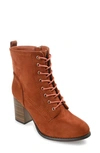 Journee Collection Journee Baylor Lace-up Boot In Rust