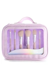 LUXE AND WILLOW 7-PIECE TRAVEL COSMETIC BRUSH SET