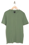 14th & Union Short Sleeve Interlock T-shirt In Green Wreath