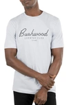 Travismathew Sundancer Cotton Graphic Tee In Heather Silver Bullet