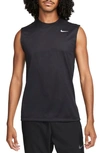 Nike Men's Dri-fit Legend Sleeveless Fitness T-shirt In Black