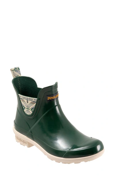 Pendleton Smith Rock Waterproof Wool-lined Chelsea Boot In Green