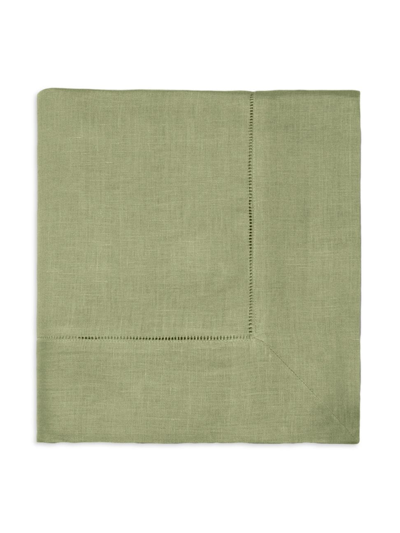 Sferra Festival Round Linen Tablecloth In Sage