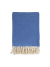 Pom Pom At Home Billie Throw Blanket In Blue