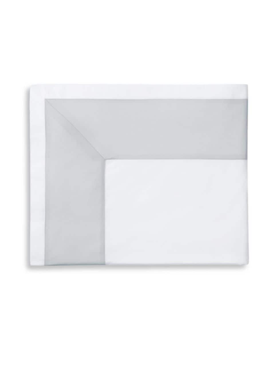 Sferra Casida Flat Sheet, King In White Lunar