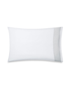 Sferra Casida Standard Pillowcase, Pair In White/lunar
