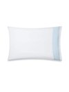 Sferra Casida Standard Pillowcase, Pair In White/oat