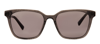 Diff Spruce Black Square Sunglasses In Grey