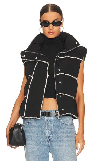 H:ours Adelaida Puffer Vest In Black