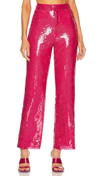More To Come Georgie Pant In Hot Pink