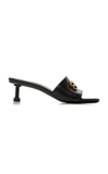Balenciaga Groupie Medallion Kitten-heel Mules In Black
