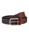 SAKS FIFTH AVENUE MEN'S COLLECTION LEATHER WOVEN BELT