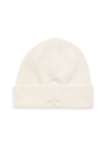 Moose Knuckles Men's Wolcott Logo Beanie In Snow White