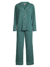 Eberjey Women's Gisele 2-piece Long Pajama Set In Forest