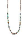 ROOM SERVICE WOMEN'S AFRICA MASSAI 24K GOLD-PLATE BEADED MULTI-STONE NECKLACE