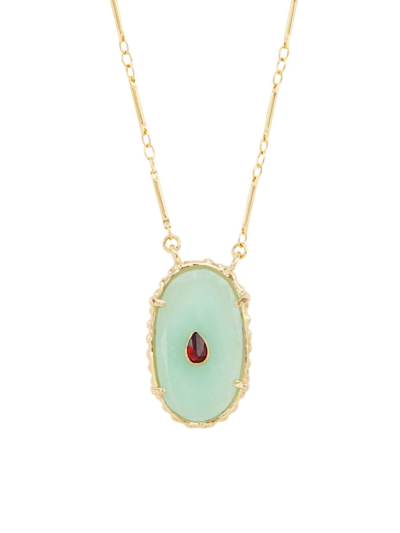 Room Service Women's Cheema 24k Gold-plated & Amazonite Necklace