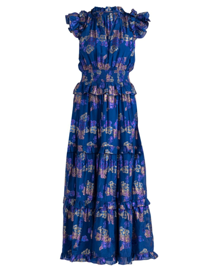 Shoshanna
 Marcela Shirred Maxi-Dress main image 1
