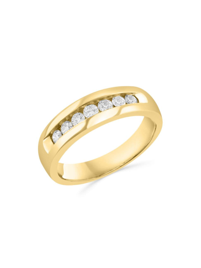 Saks Fifth Avenue Men's 14k Yellow Gold & 0.55 Tcw Diamond Ring