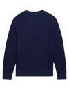 Theory Regal Wool Crewneck Sweater In Atlantic Blue