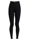 YEAR OF OURS WOMEN'S VERONICA CROSSOVER RIB-KNIT LEGGINGS
