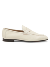 Tom Ford Sean Full-grain Leather Loafers In White