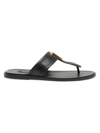 TOM FORD MEN'S SMOOTH LEATHER SANDALS
