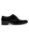 TOM FORD MEN'S PATENT LACE-UP OXFORDS