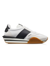 Tom Ford Men's Two-toned Low-top Sneakers In White Black