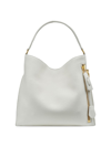 Tom Ford Women's Small Alix Leather Hobo Bag In Chalk