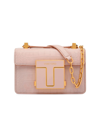 Tom Ford Women's Small Chain Croc-embossed Leather Shoulder Bag In Iced Nude