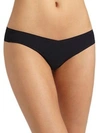 Commando Butter Stretch Modal Thong In Black
