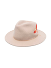 Van Palma Dakota Merino-wool Hat In Light Beige Terr