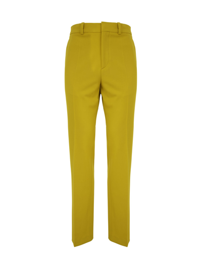Botter Slim Fit Trousers In Gold
