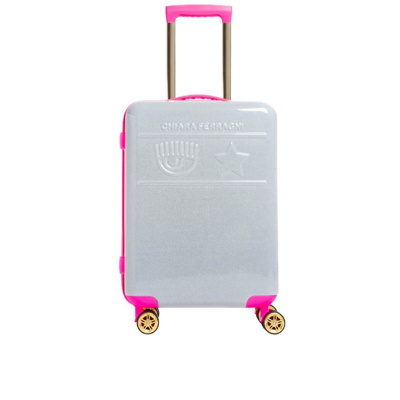 Chiara Ferragni Eyestar Silver Glitter Trolley