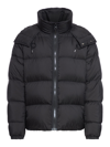 Ten C Mid-layered Hooded Down Jacket In Black