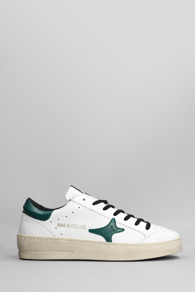 Ama Brand Sneakers In White Leather | ModeSens