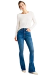 Splendid Isabella Shimmer Rib Top In Beige