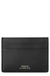 Vince Camuto Lanze Leather Card Case In Black Multi