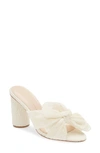 LOEFFLER RANDALL PENNY KNOTTED LAMÉ SANDAL