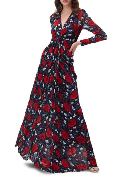 chinese dress ladies DVF Alea Dress in Misfit Marble/Lydian Indian Pink