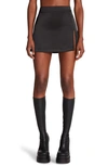 Steve Madden Cameron Mini Skirt In Black