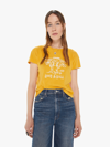 Mother The Sinful Love A Bull Tee Shirt In Yellow